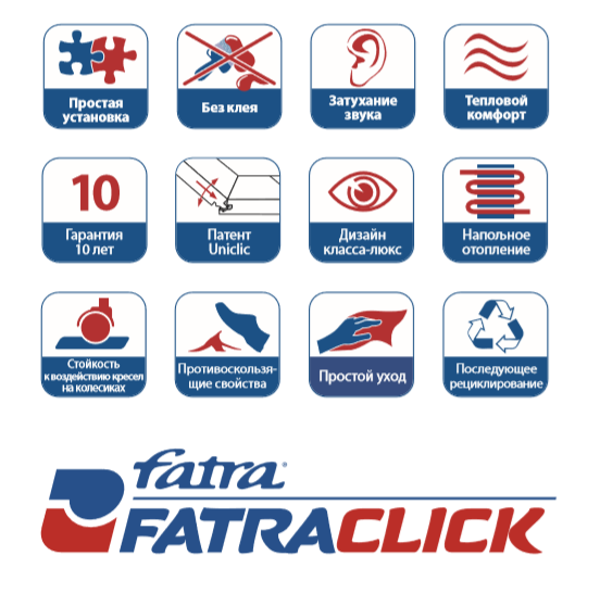 Свойства FatraClick