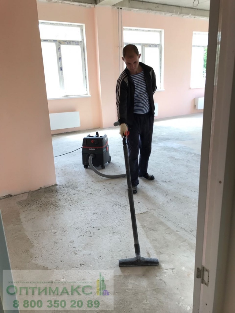 Обеспылевание основания